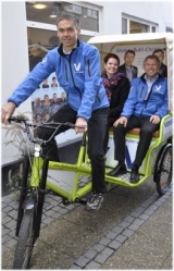 Cykel taxa frer for Anders Buhl-Christensen og Inger Stjbjerg ved KV 2009
